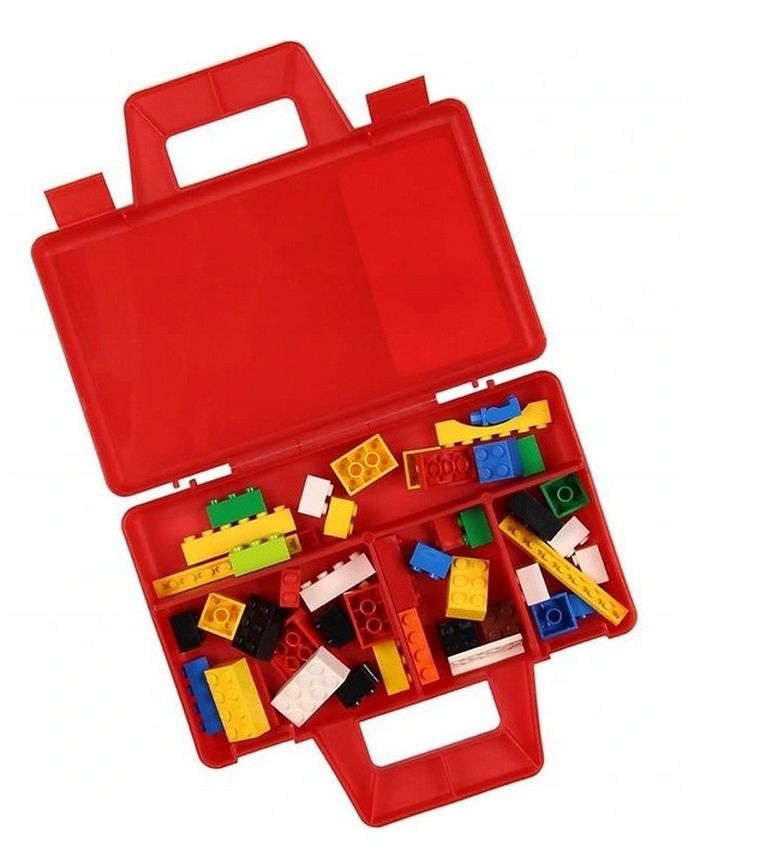 LEGO, mały pojemnik do sortowania klocków, zielony