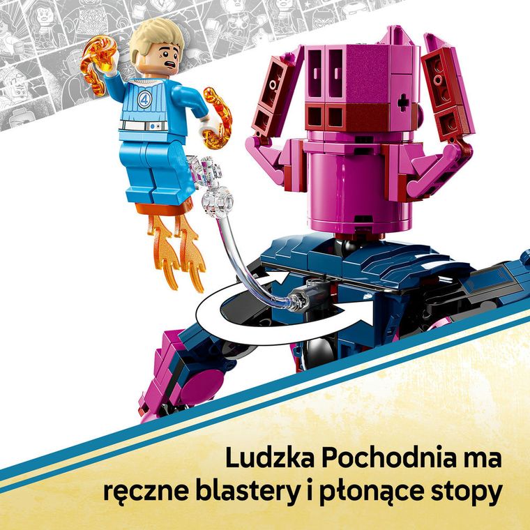 LEGO Marvel, Figurka Fantastycznej Czwórki kontra Galactus, 76316