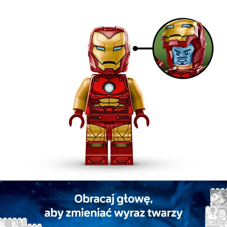 LEGO Marvel, Mech Iron Mana kontra Ultron, 76307