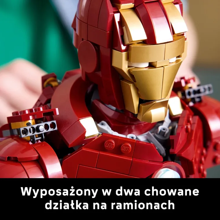LEGO Marvel, Popiersie Iron Mana MK4, 76327