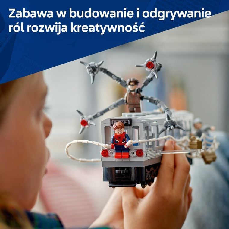 LEGO Marvel, Spider-Man kontra Doc Ock - scena w metrze, 76321