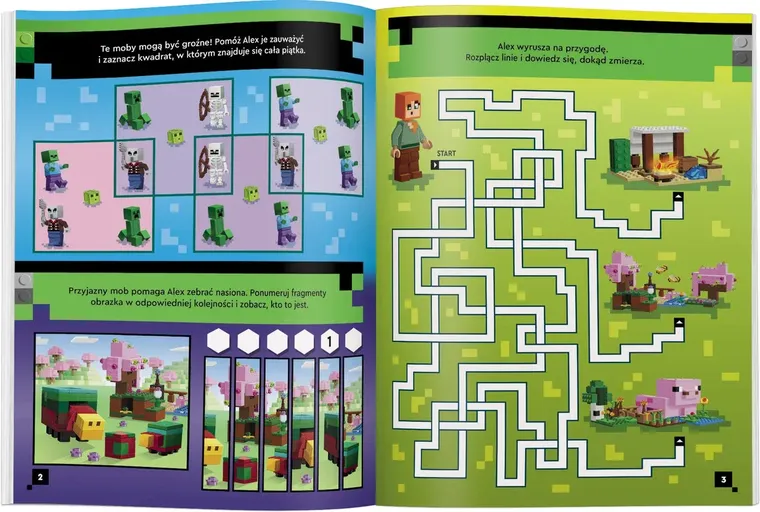 LEGO Minecraft. Alex kontra Creeper + figurka