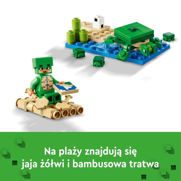 LEGO Minecraft, Domek na plaży żółwi, 21254