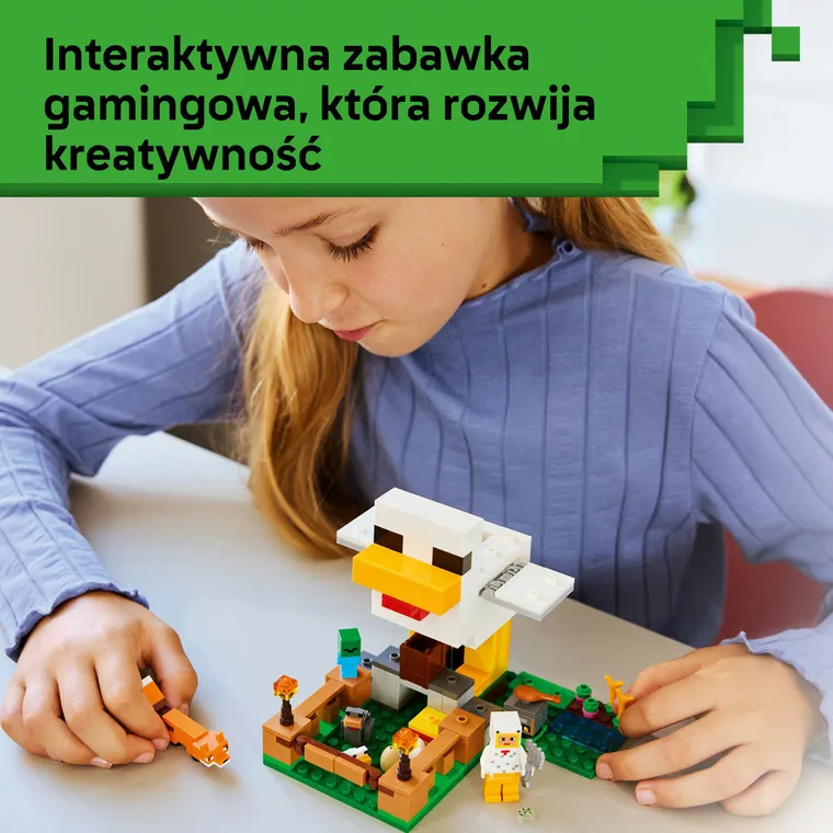 LEGO Minecraft, Farma kurczaków, 21585