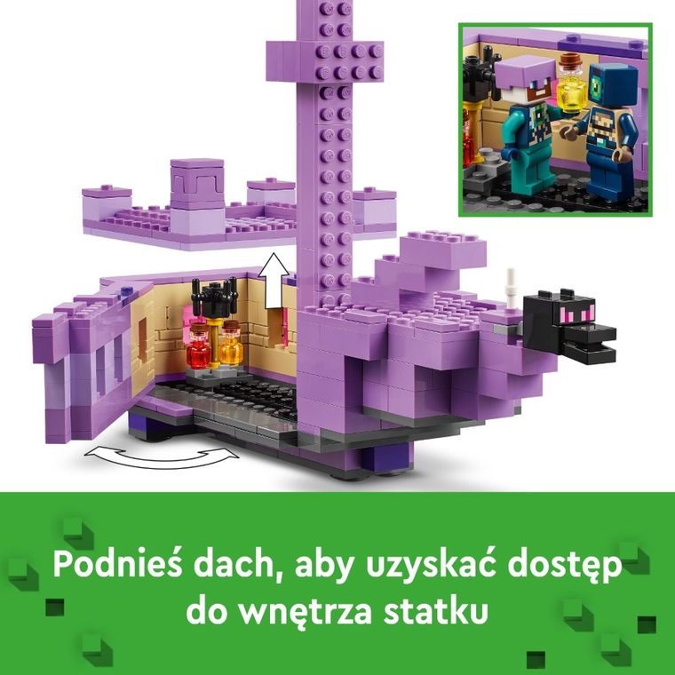 LEGO Minecraft, Smok Kresu i statek Kresu, 21264