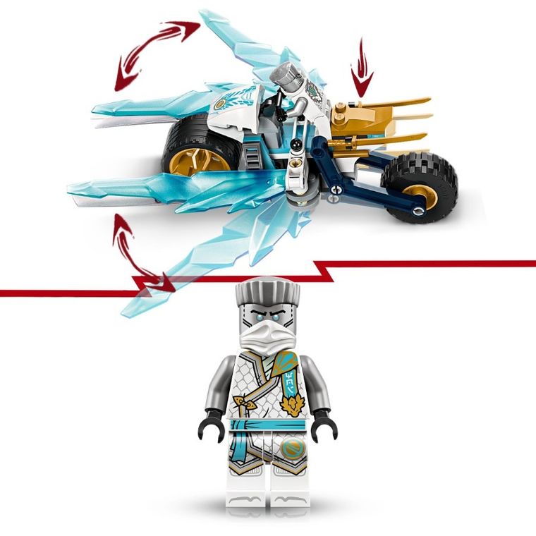 LEGO NINJAGO, Lodowy motocykl Zane’a, 71816