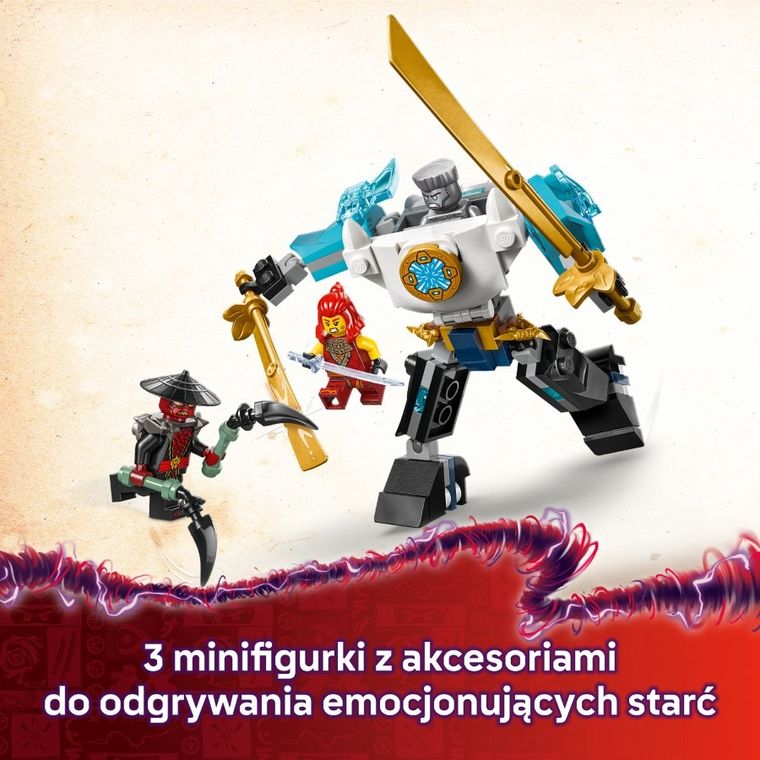 LEGO NINJAGO, Mech w zbroi bojowej Zane’a, 71827