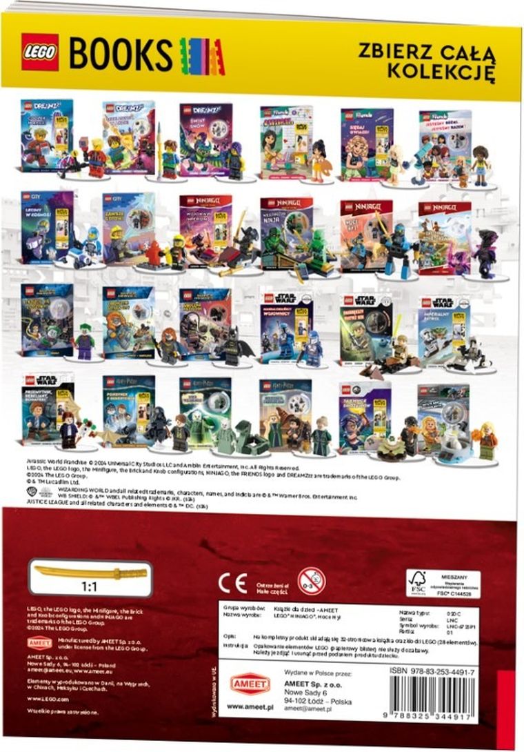 LEGO NINJAGO. Moce Nyi. Zadania. Opowiadanie. Komiksy