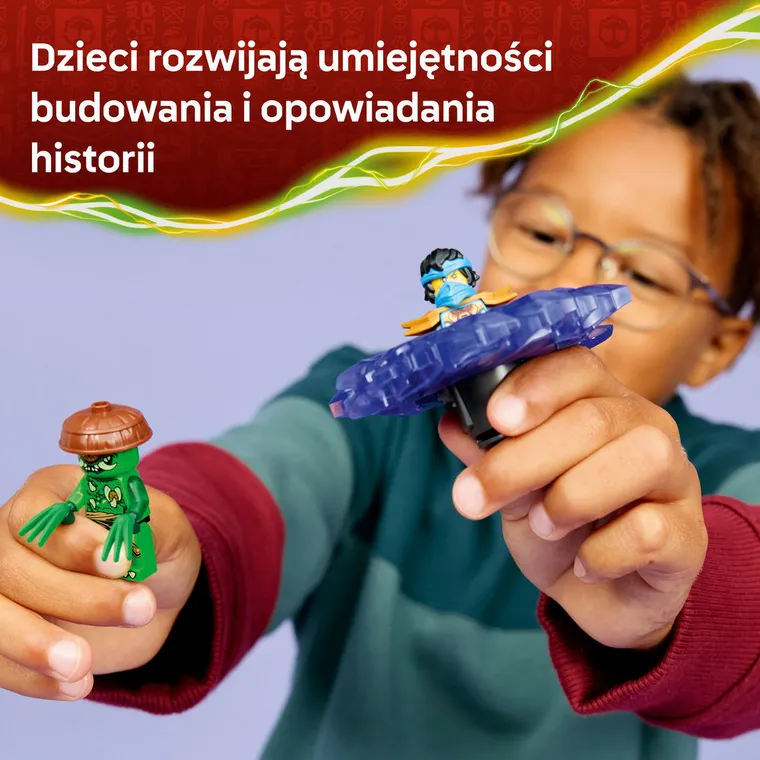 LEGO NINJAGO, Nya kontra zmutowany potwór na spinnerze, 71849