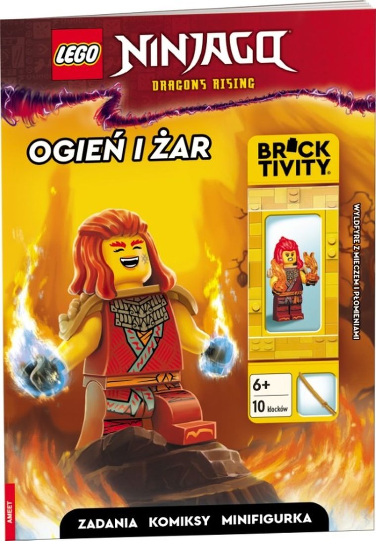 LEGO Ninjago. Ogień i Żar + figurka