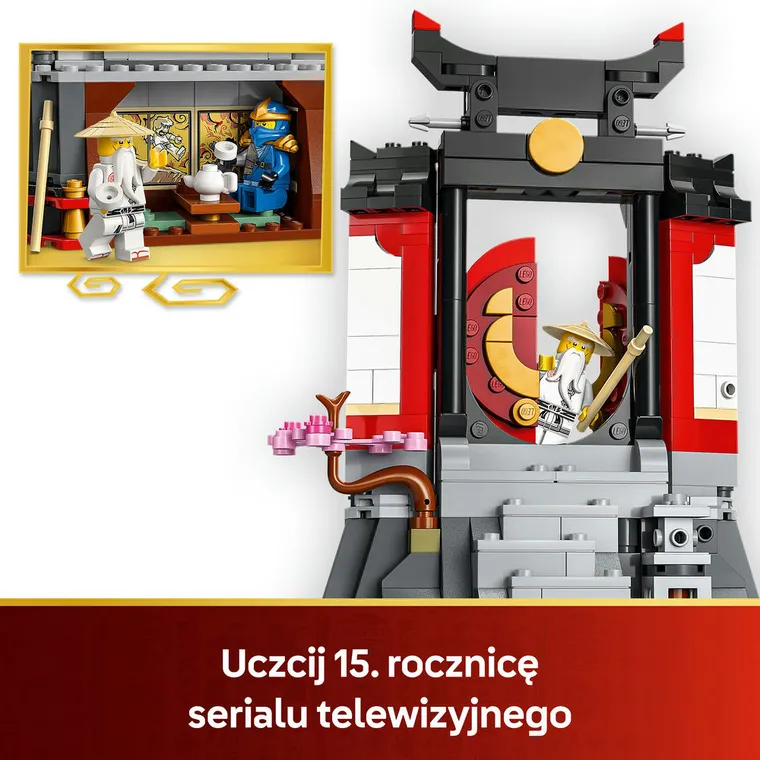 LEGO NINJAGO, Ozdoba z postaciami ninja - 15-lecie, 71866