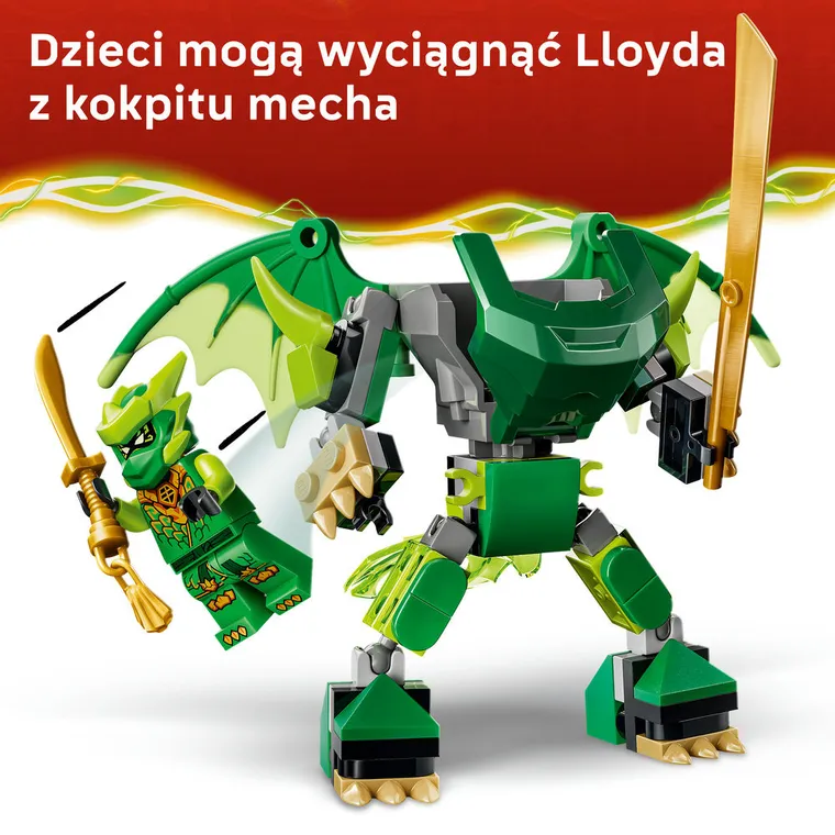 LEGO NINJAGO, Smoczy mech Lloyda - zestaw bitewny, 71862