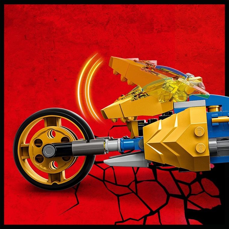 LEGO NINJAGO, Złoty smoczy motocykl Jaya, 71768
