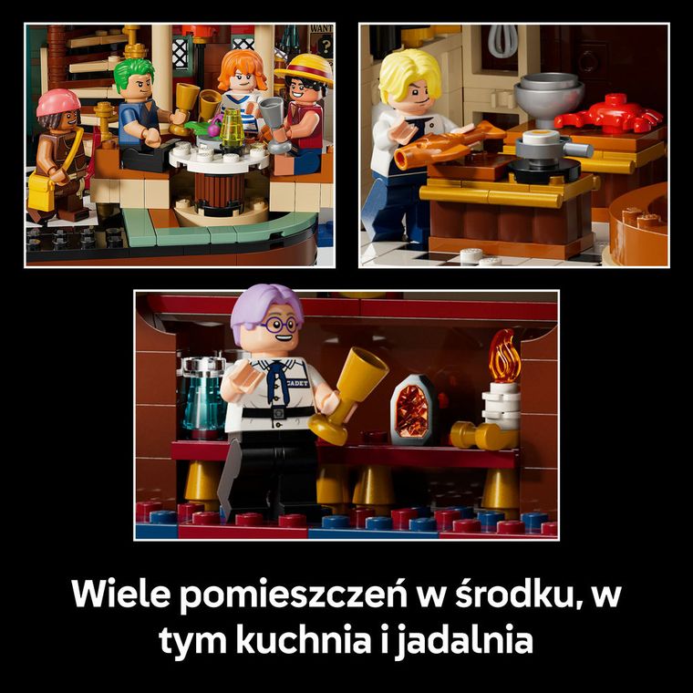 LEGO ONE PIECE, Pływająca restauracja Baratie, 75640