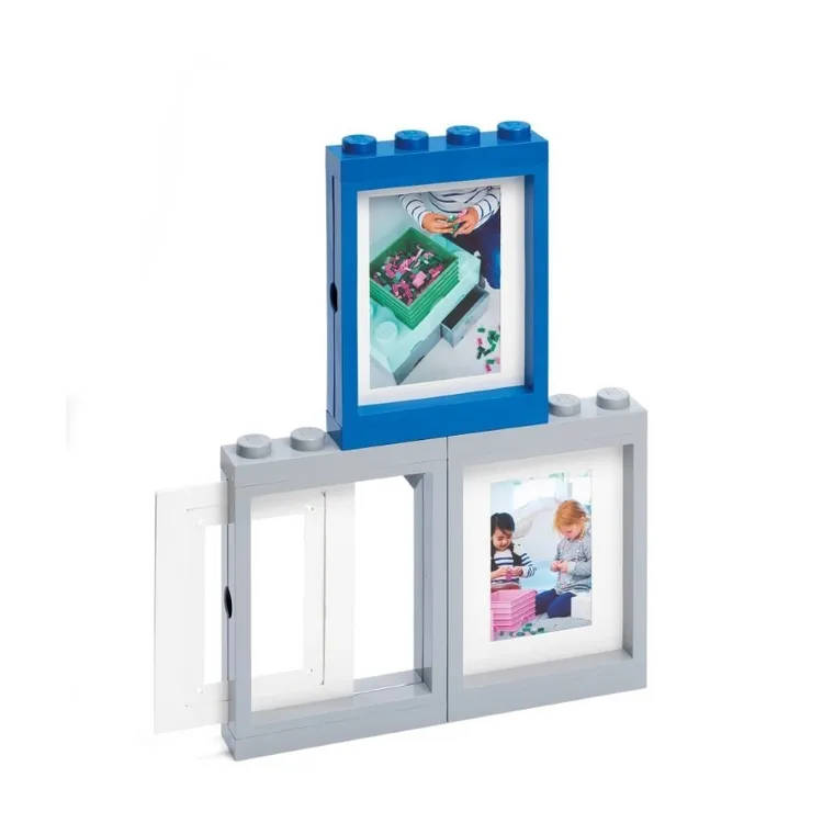 LEGO, ramka na zdjęcia 10-15, niebieska