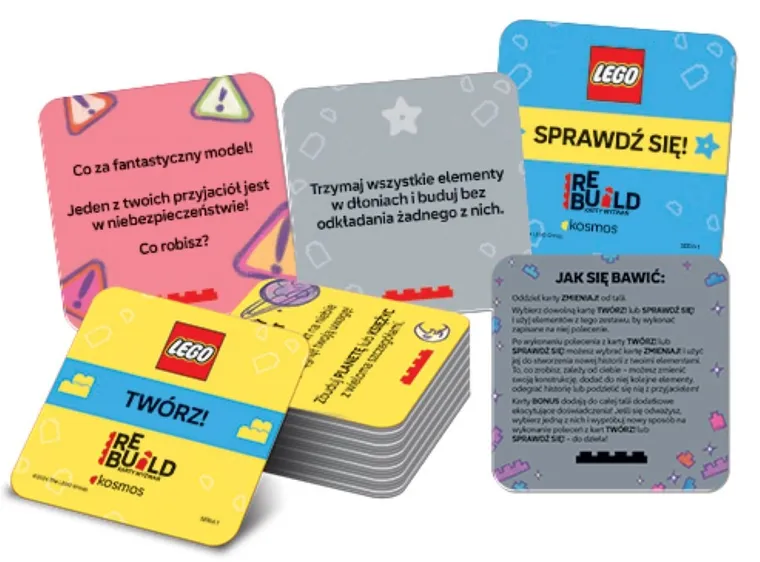 LEGO Recreate. Karty Wyzwań. Kosmos