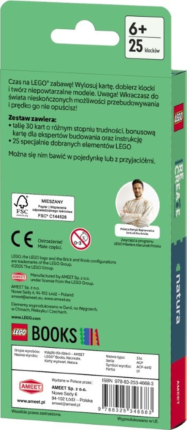 LEGO Recreate. Karty wyzwań. Natura