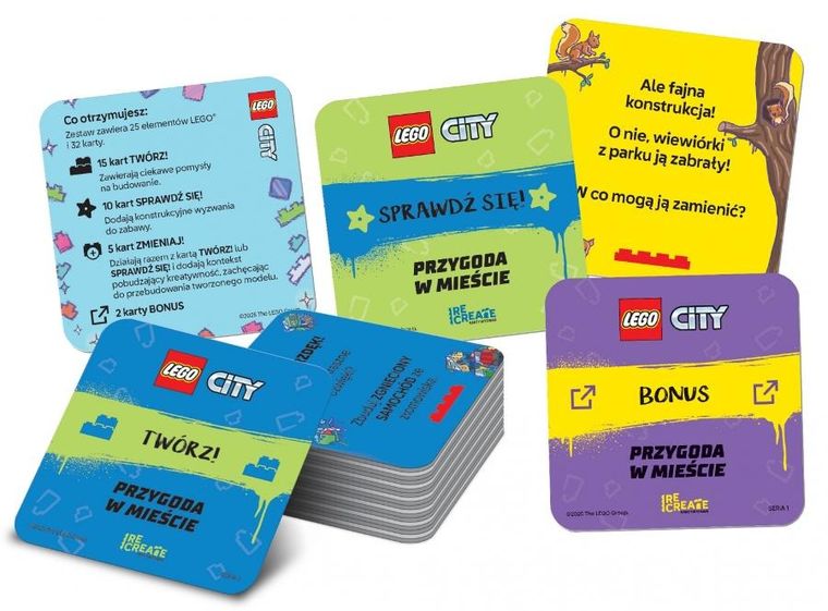 LEGO Recreate. Karty wyzwań. Przygoda w mieście