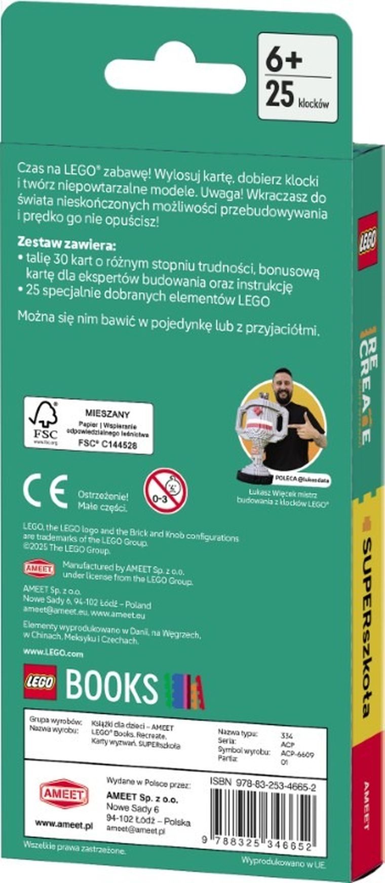 LEGO Recreate. Karty wyzwań. SUPERszkoła