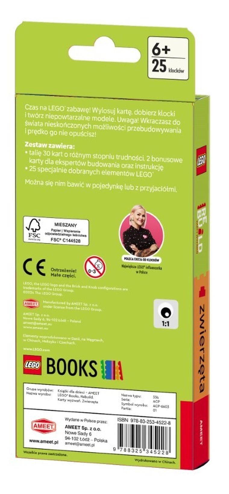 LEGO Recreate. Karty Wyzwań. Zwierzęta