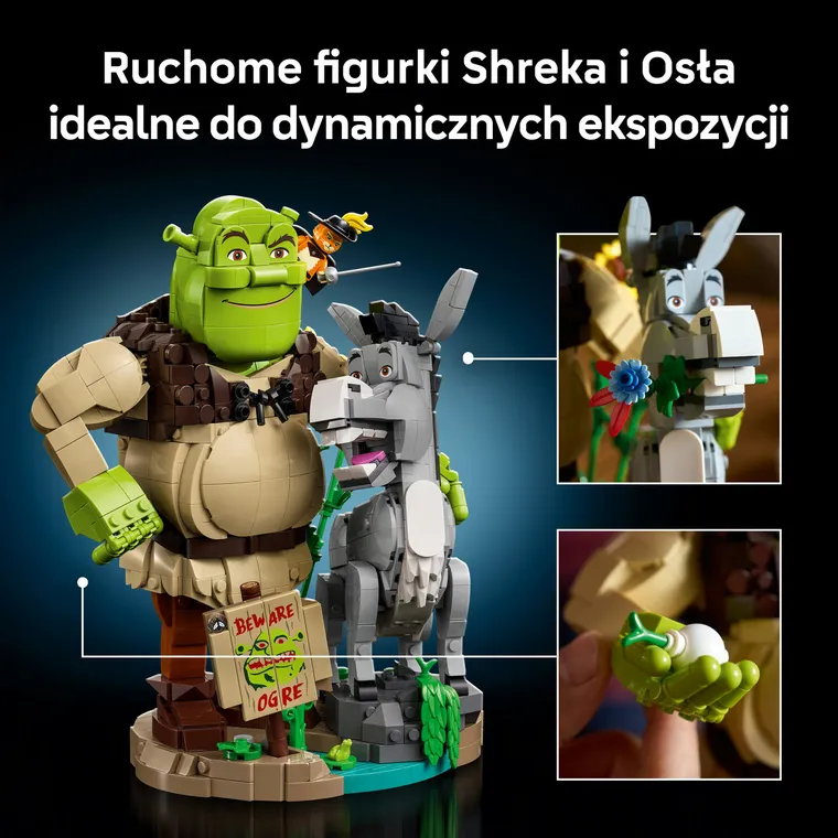 LEGO Shrek, Shrek, Osioł i Kot w butach, 72423