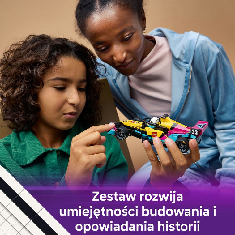 LEGO Speed Champions, Bolid F1 ACADEMY LEGO, 77258