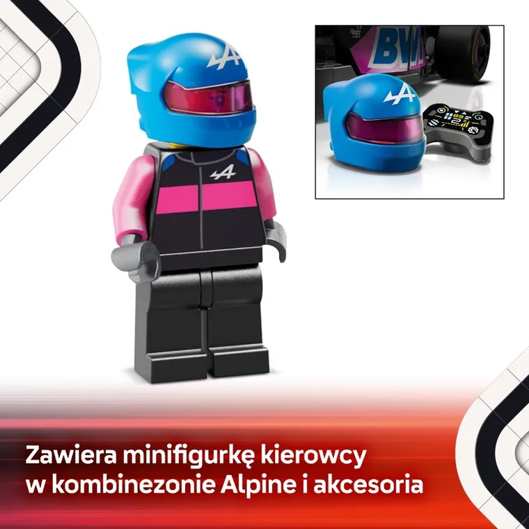 LEGO Speed Champions, Bolid F1 BWT Alpine Team A524, 77248