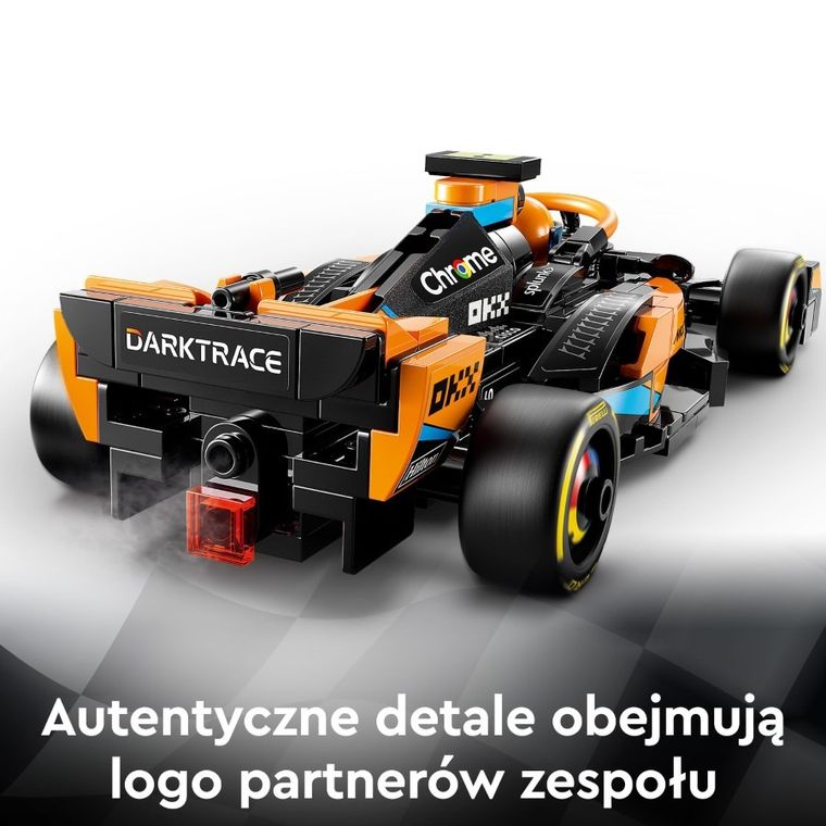 LEGO Speed Champions, Samochód wyścigowy McLaren Formula 1 wersja 2023, 76919