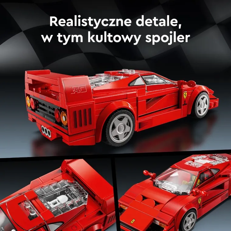 LEGO Speed Champions, Supersamochód Ferrari F40, 76934