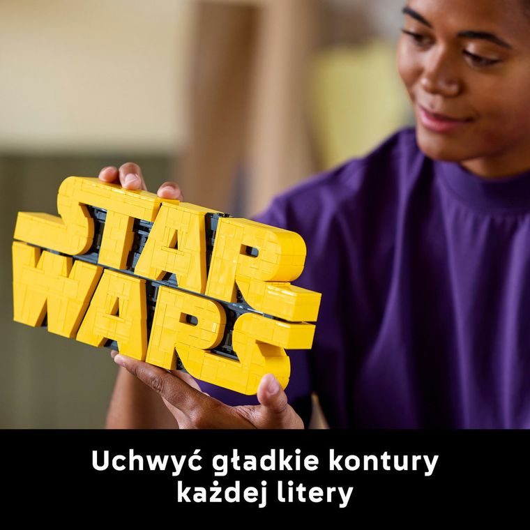 LEGO Star Wars, Logo Star Wars zbudowane z klocków, 75407