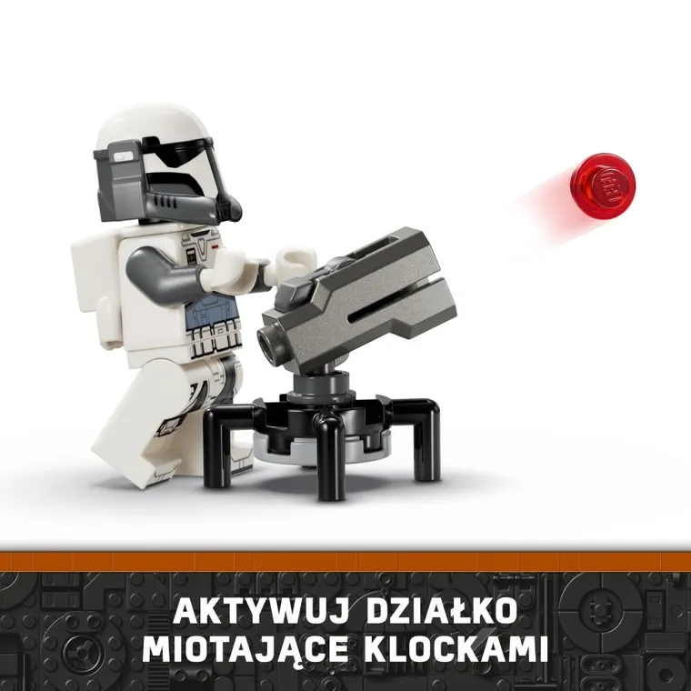 LEGO Star Wars, Zasadzka na Mandalorze - zestaw bitewny, 75373