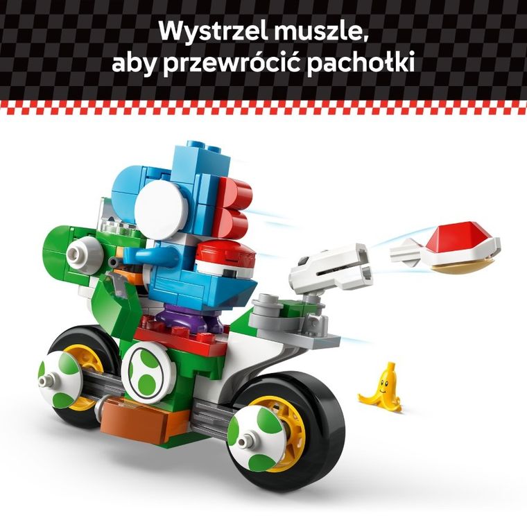 LEGO Super Mario, Mario Kart - Yoshi Bike, 72031