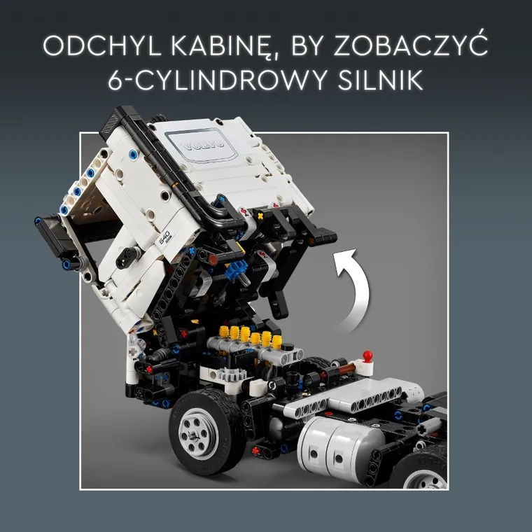 LEGO Technic, Ciężarówka Volvo FMX i koparka EC230 Electric, 42175