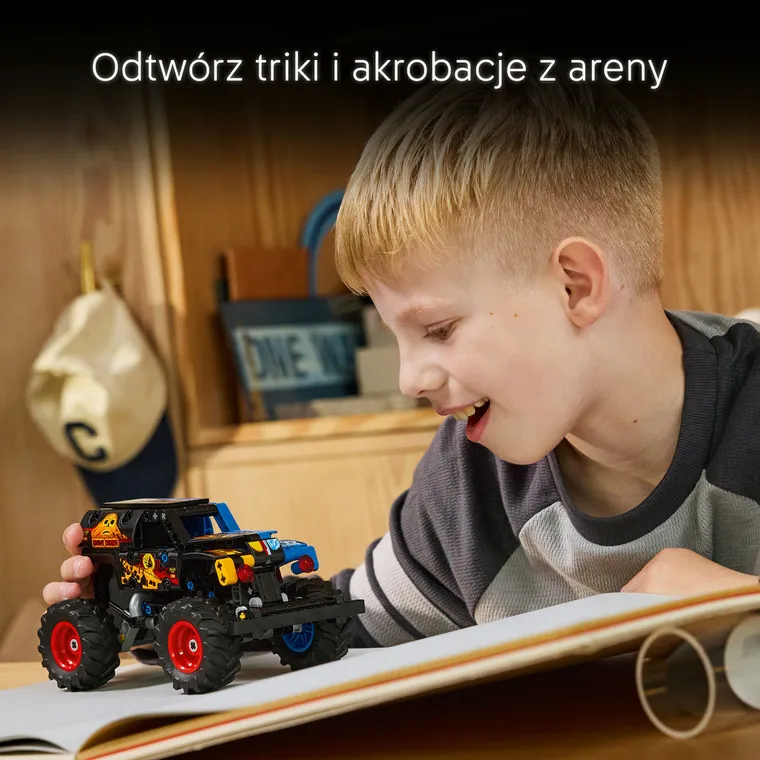 LEGO Technic, Monster Jam Grave Digger Ogień i lód, 42219