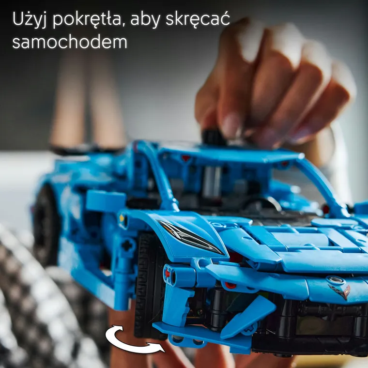 LEGO Technic, Niebieski Chevrolet Corvette Stingray, 42217