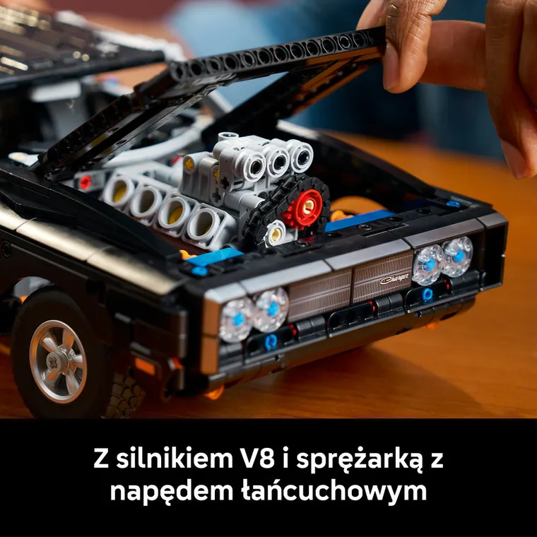 LEGO Technic, Samochód Fast and Furious Dodge Charger R/T, 42231