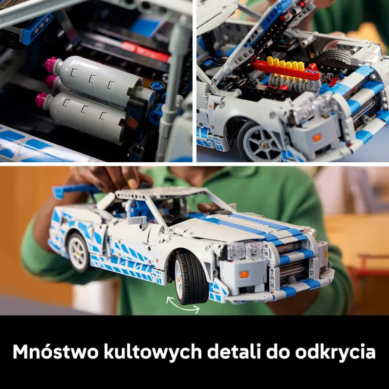 LEGO Technic, Samochód Nissan Skyline GT-R (R34) z filmu Za szybcy, za wściekli, 42210