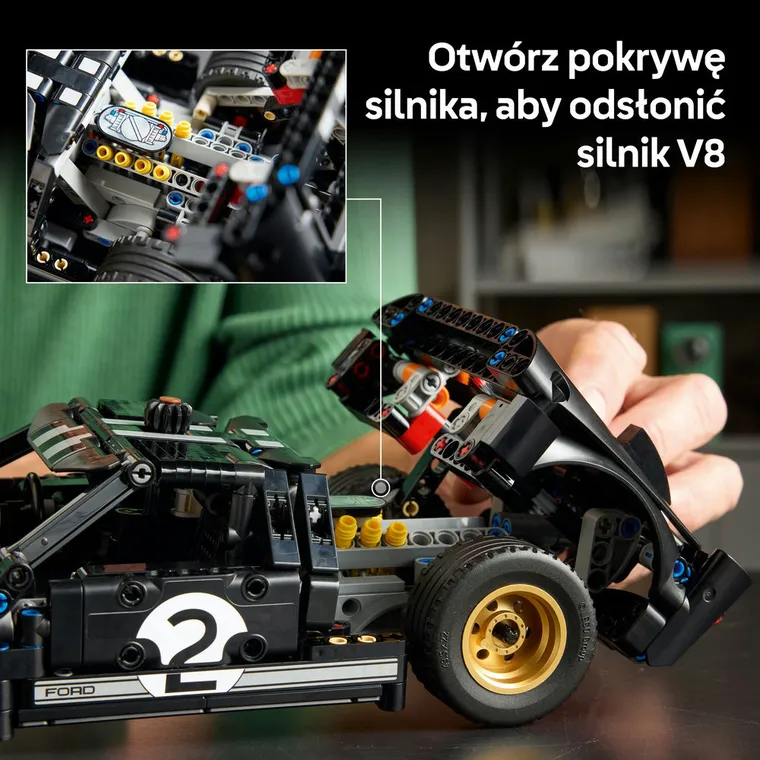 LEGO Technic, Samochód wyścigowy 1966 Ford GT40 MKII, 42223