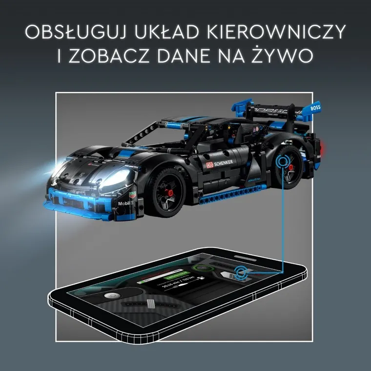LEGO Technic, Samochód wyścigowy Porsche GT4 e-Performance, 42176