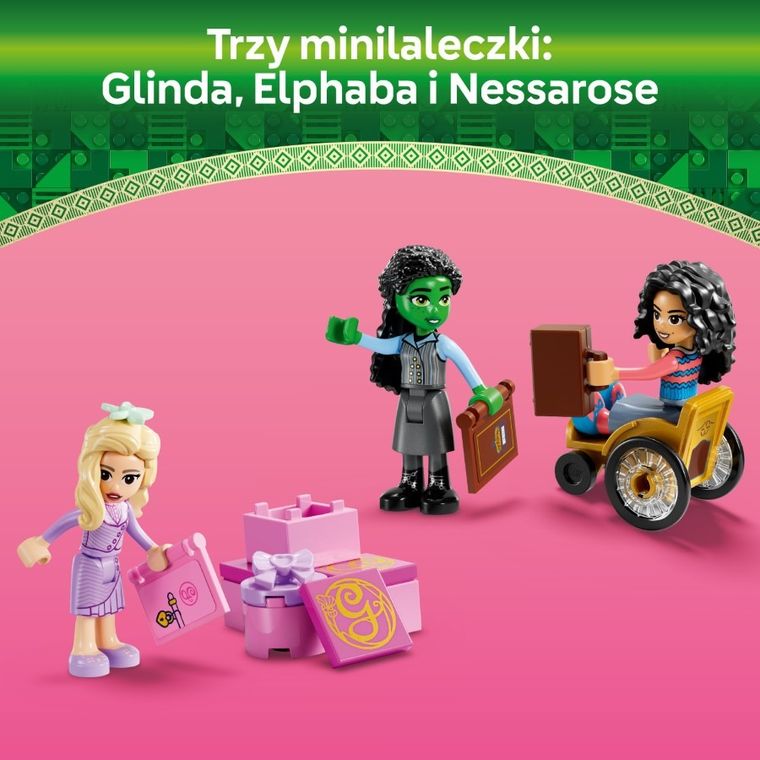 LEGO Wicked, Glinda, Elphaba i Nessarose na Shiz University, 75681