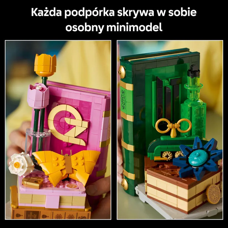 LEGO Wicked, Podpórki pod książki z Glindą i Elphabą, 75691