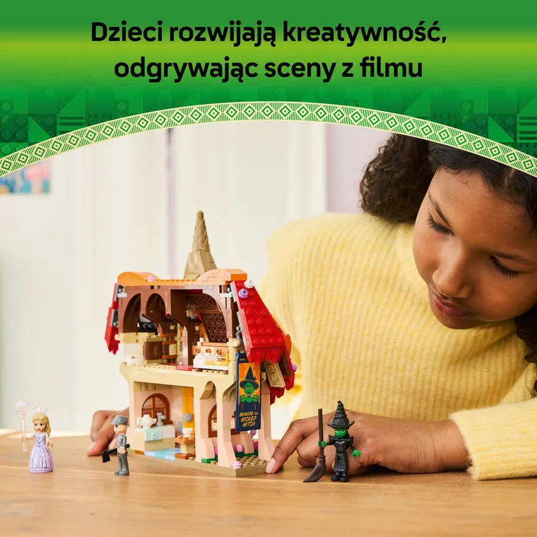 LEGO Wicked, Wizyta Glindy i Elphaby w Munchkinland, 75690