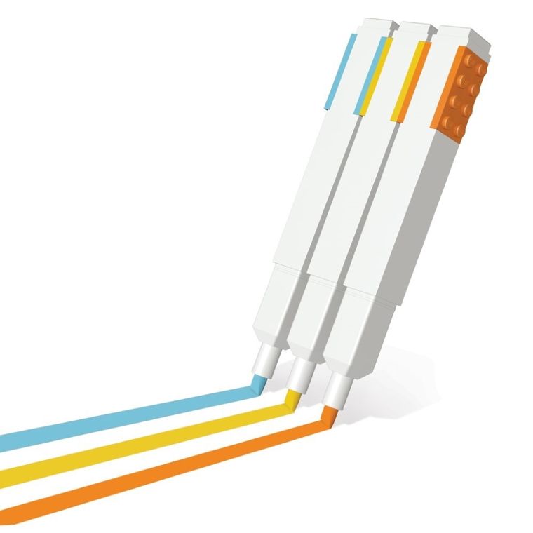 LEGO, zakreślacze, 3 szt.