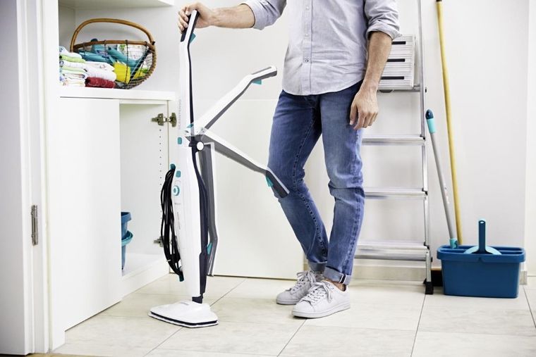 Leifheit, CleanTenso, mop parowy, 2 nakładki