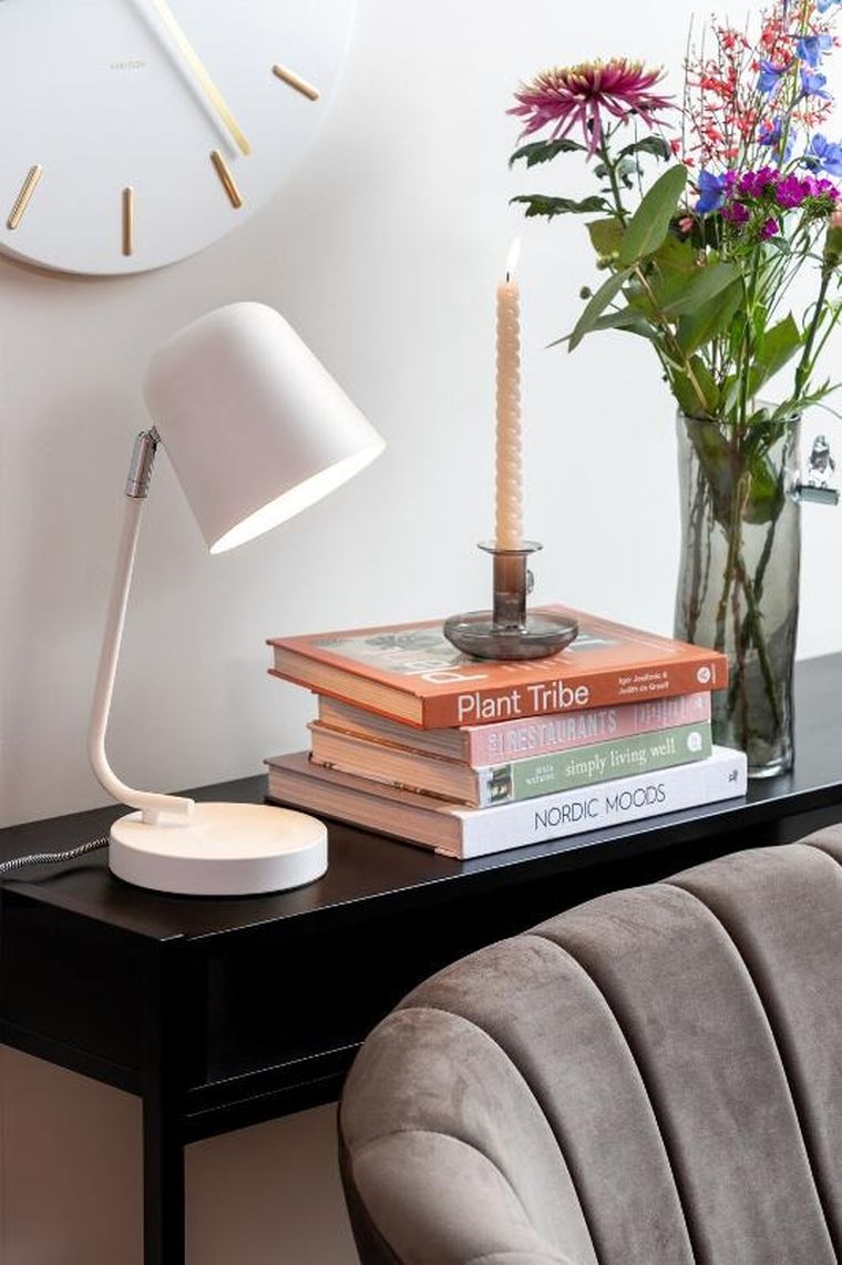 Leitmotiv, lampka na biurko metalowa, Encantar, wys. 38.5 cm