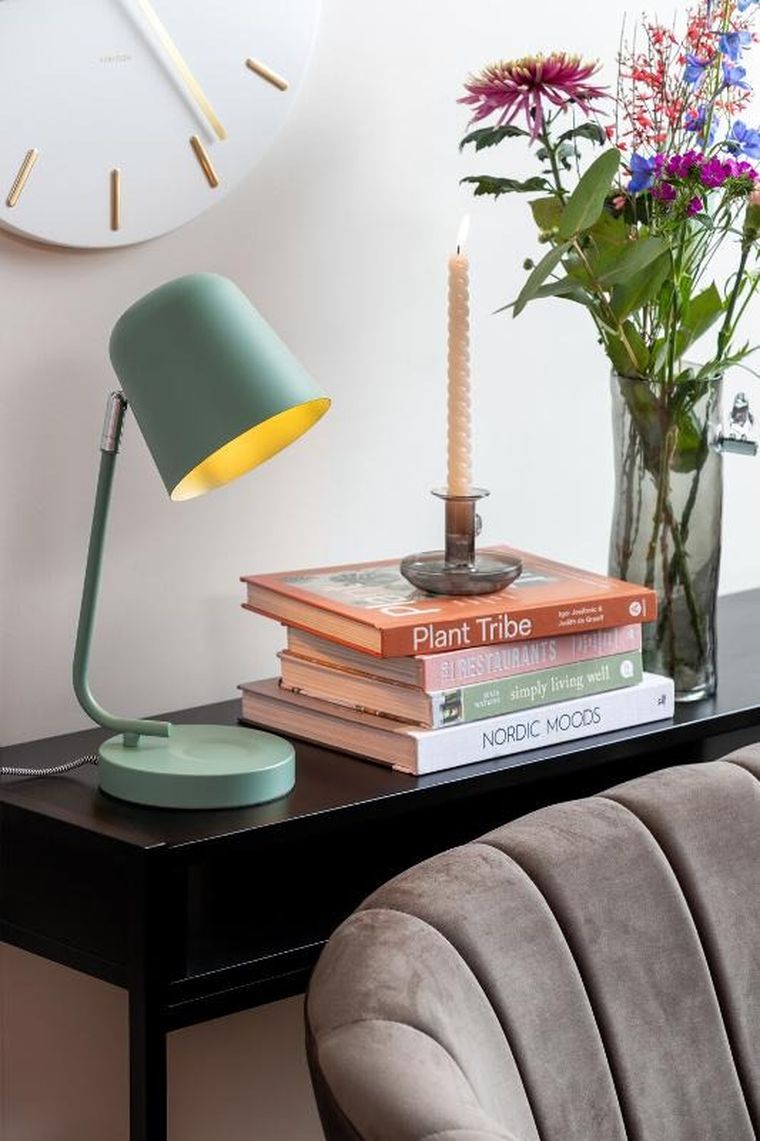 Leitmotiv, lampka na biurko metalowa, Encantar, wys. 38.5 cm