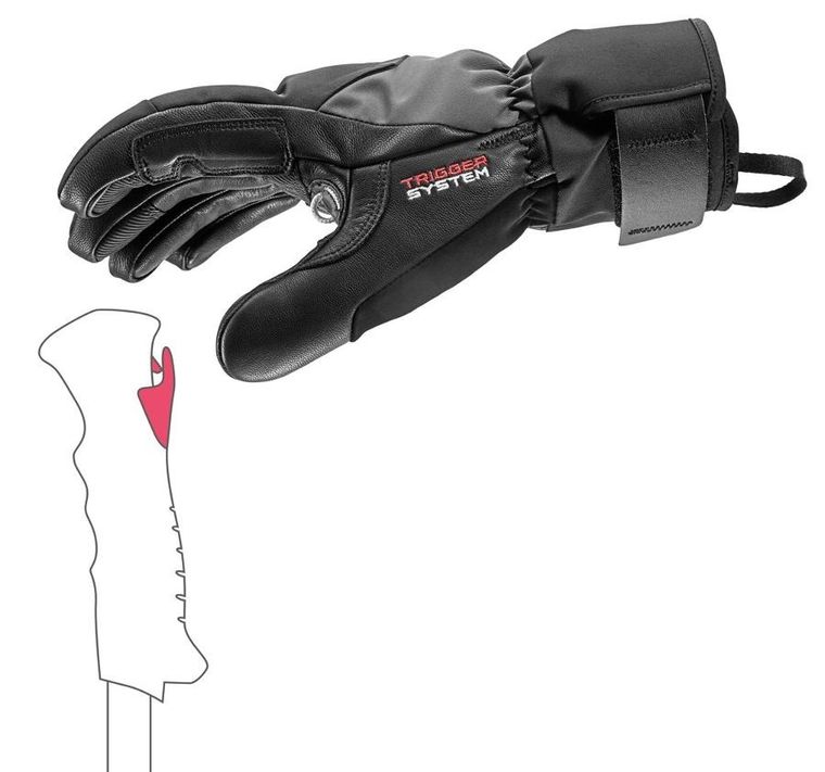 Leki, Hevon Thermo, rękawice narciarskie, rozmiar 9