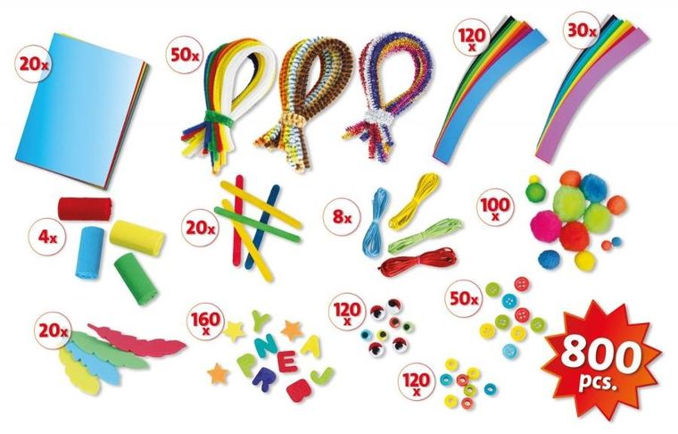 Lena, zestaw kreatywny, pudełko, rękodzieło, zielone