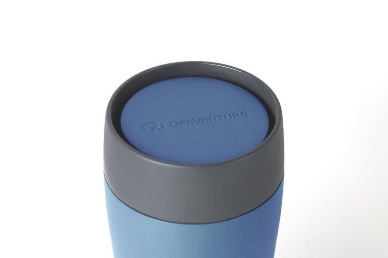 Lifeventure, One-Touch, kubek termiczny, Cobalt, 350 ml