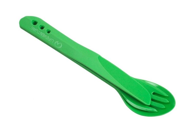 Lifeventure, sztućce turystyczne, Green